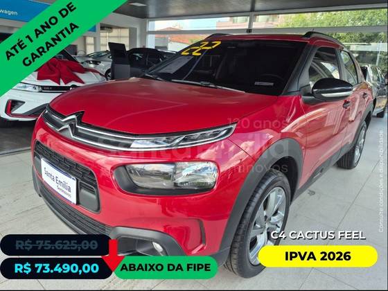 CITROËN C4 CACTUS 1.6 VTI 120 FLEX FEEL EAT6 CITROËN C4 CACTUS 1.6 VTI 120 FLEX FEEL EAT6